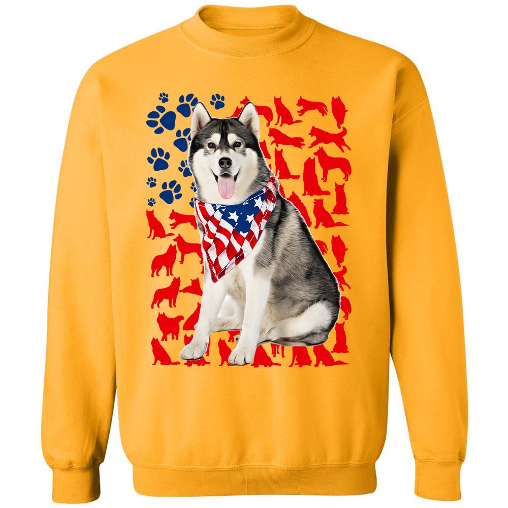 Classic Unisex Sweatshirt - 6NSV8C5F - Gold - 11