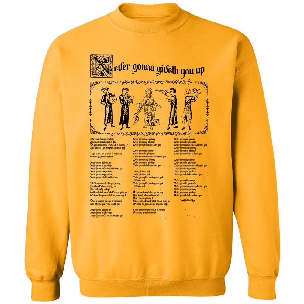Classic Unisex Sweatshirt - W933CUSP - Gold - 11