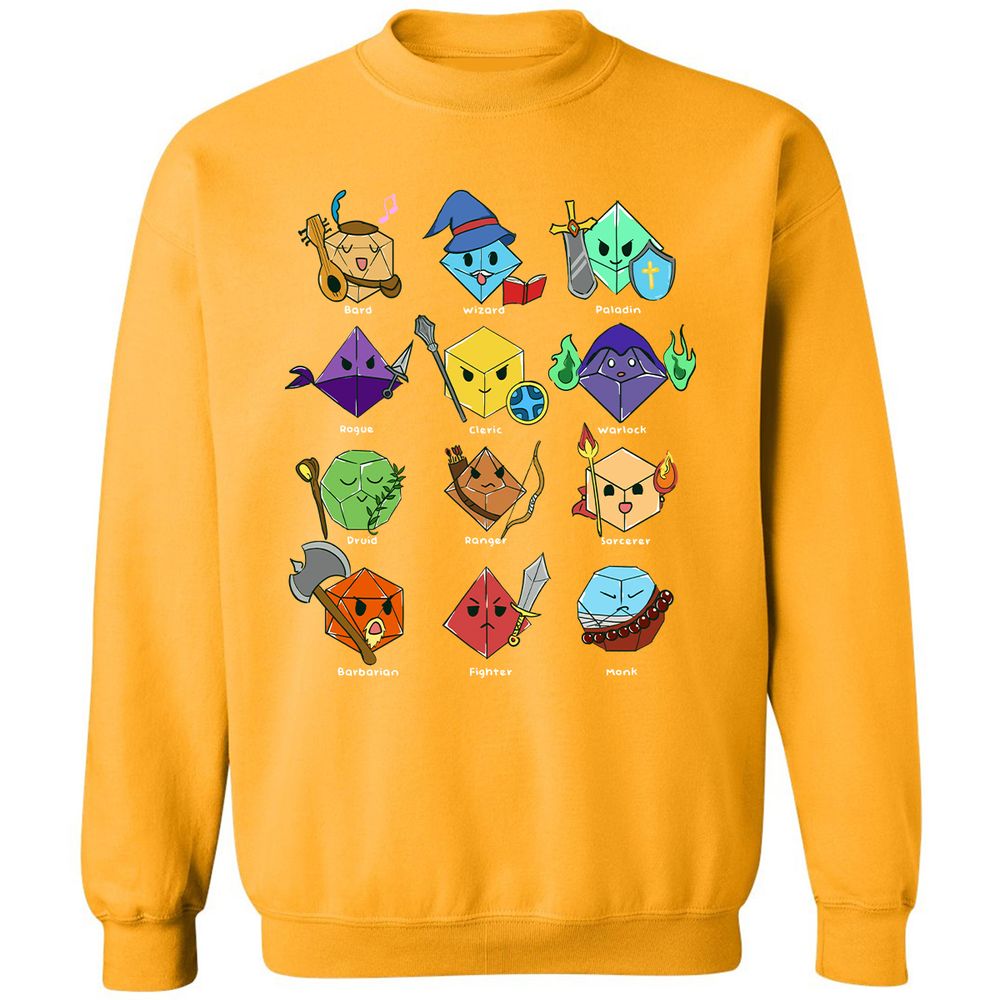 Classic Unisex Sweatshirt - LTE383A8 - Gold - 11