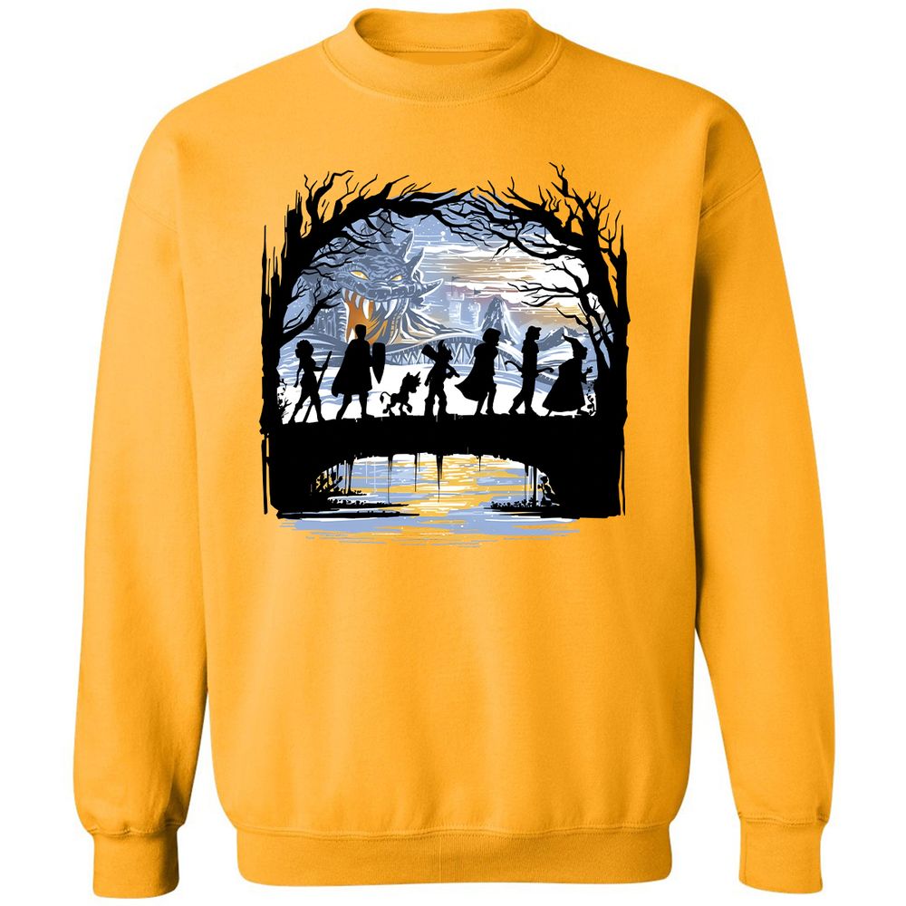 Classic Unisex Sweatshirt - HZFFLC5C - Gold - 11