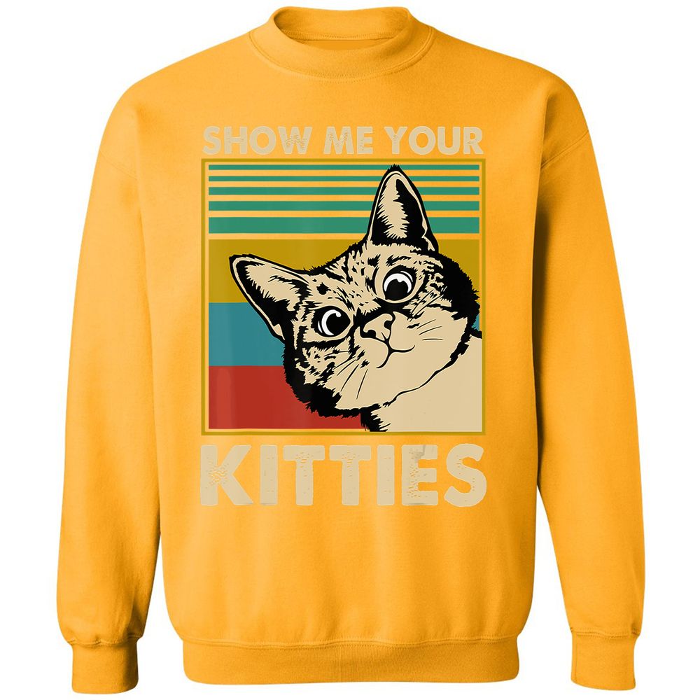 Classic Unisex Sweatshirt - M5BG5B9R - Gold - 11