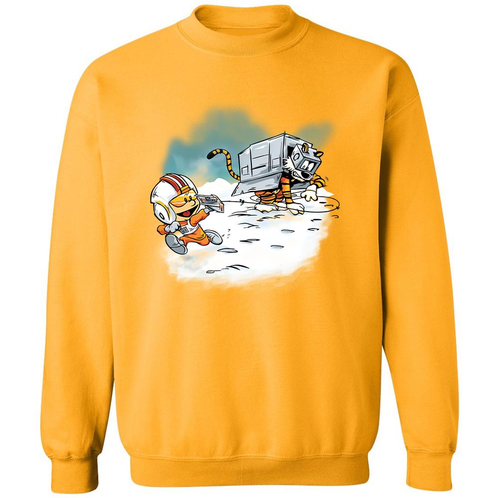 Classic Unisex Sweatshirt - B6JWFV44 - Gold - 11