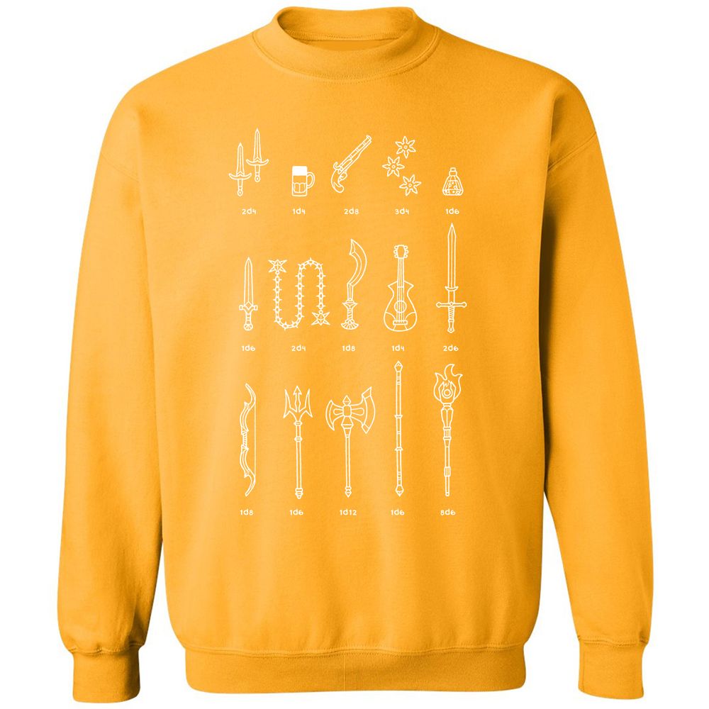 Classic Unisex Sweatshirt - Y4A9NFN4 - Gold - 11