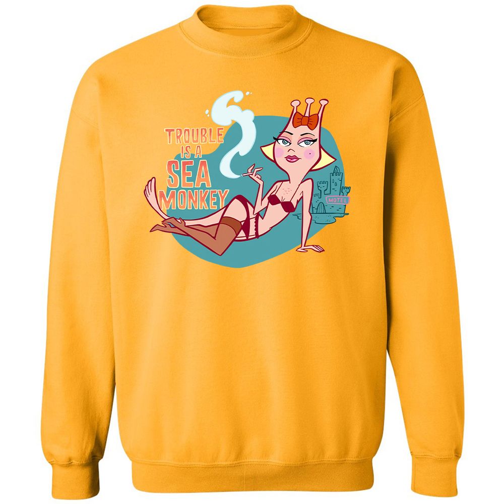 Classic Unisex Sweatshirt - 6X2RYR7D - Gold - 11