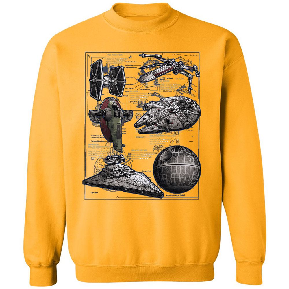 Classic Unisex Sweatshirt - PAE2F5H2 - Gold - 11