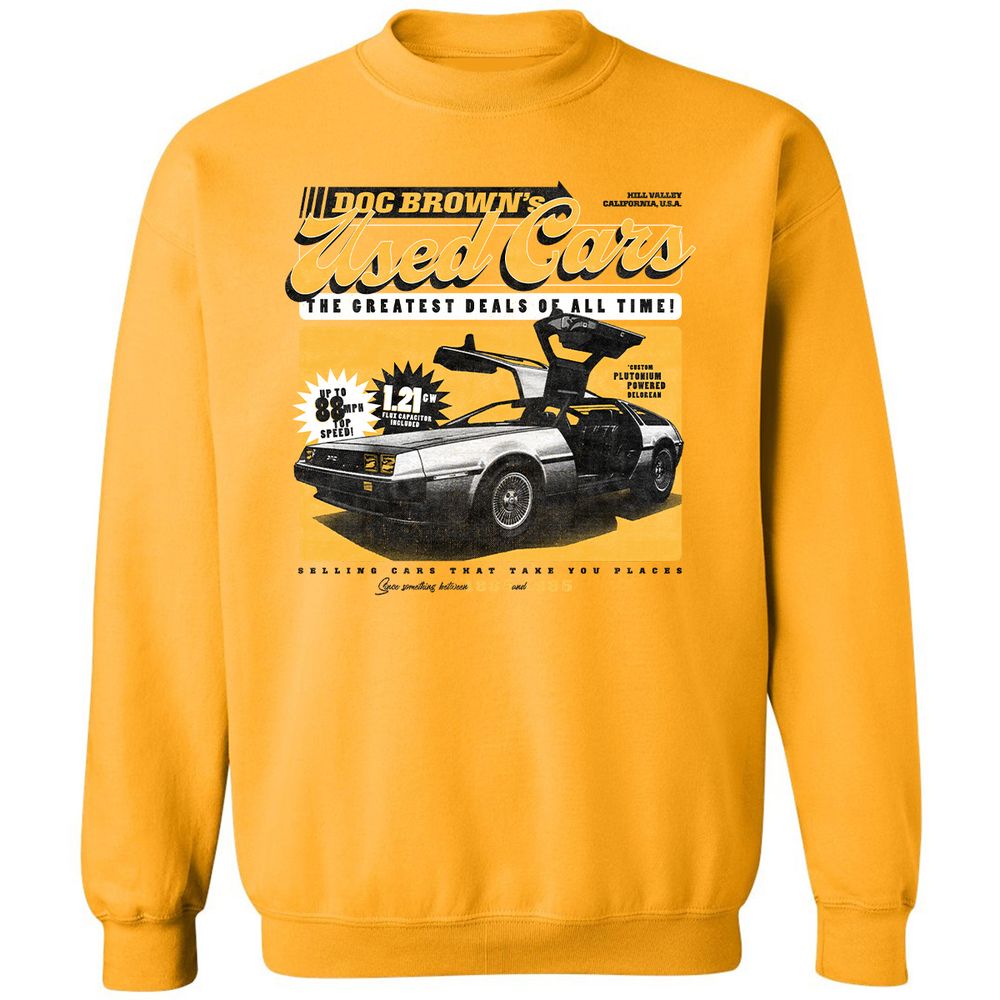 Classic Unisex Sweatshirt - MVC8HFM7 - Gold - 11