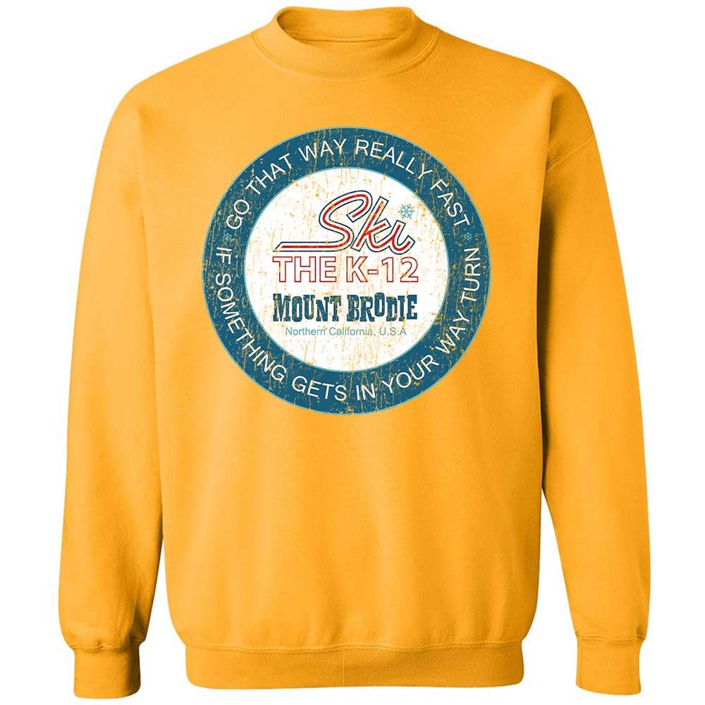 Classic Unisex Sweatshirt - S4T76ZDS - Gold - 11