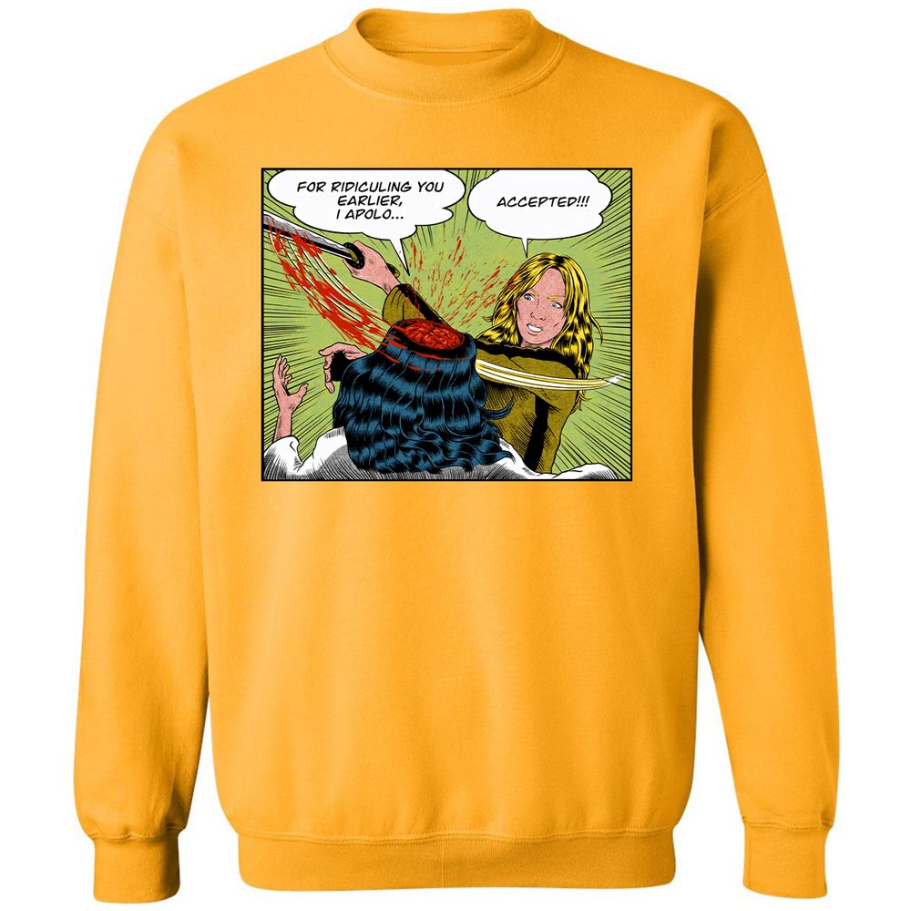 Classic Unisex Sweatshirt - 3F6BTK8R - Gold - 11