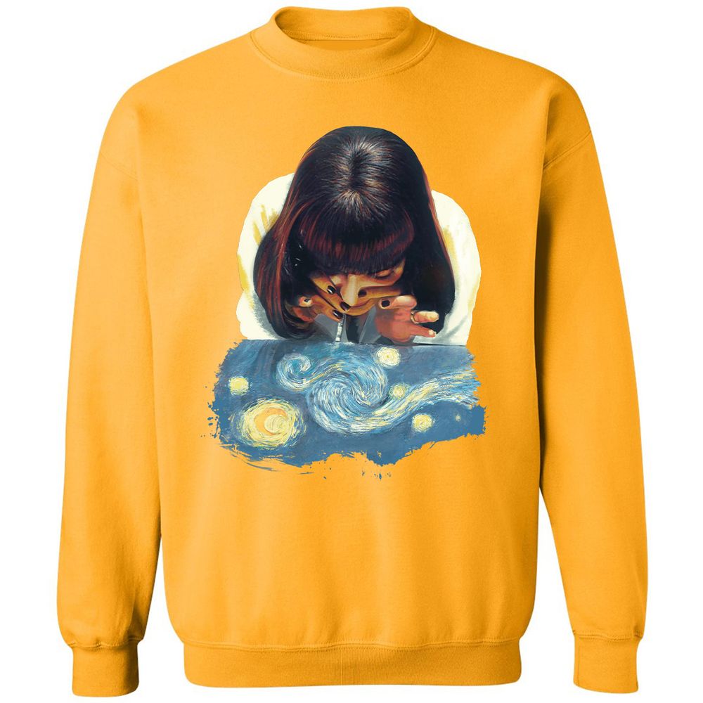 Classic Unisex Sweatshirt - WUQVQ8D1 - Gold - 11