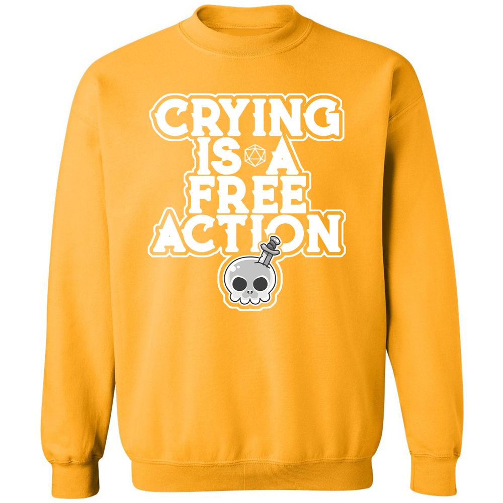 Classic Unisex Sweatshirt - 94KKCL6M - Gold - 11