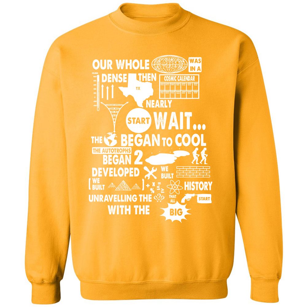 Classic Unisex Sweatshirt - G4WWQDCW - Gold - 11
