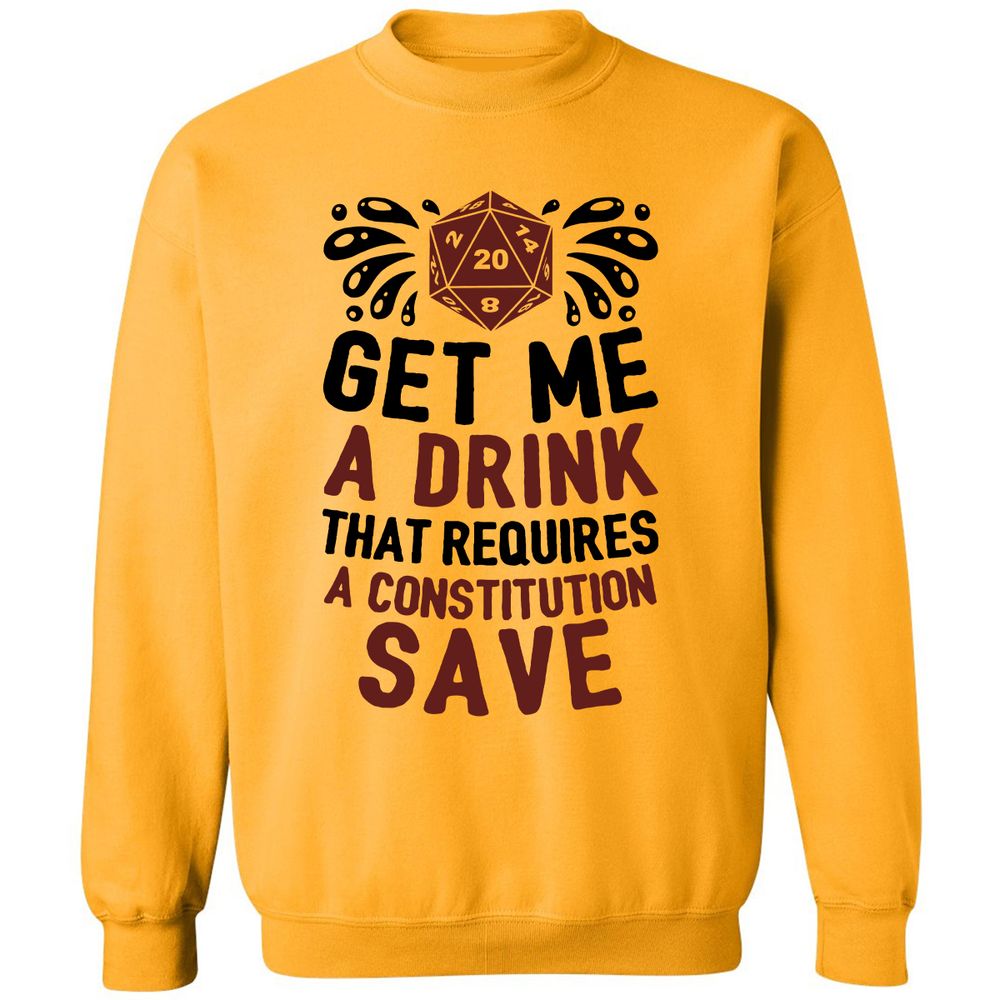 Classic Unisex Sweatshirt - 5L23ULCP - Gold - 11