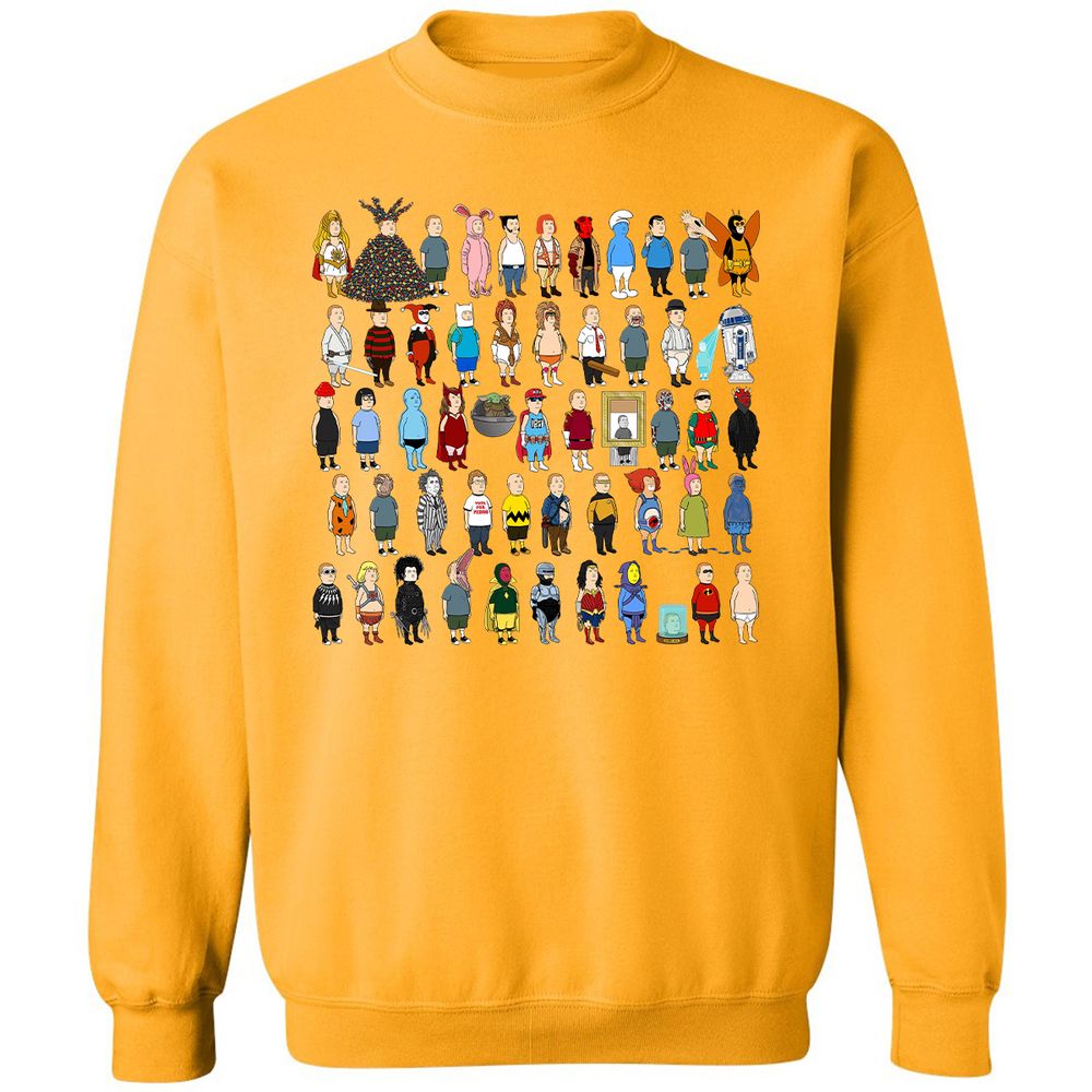 Classic Unisex Sweatshirt - 8BK3YPRD - Gold - 11