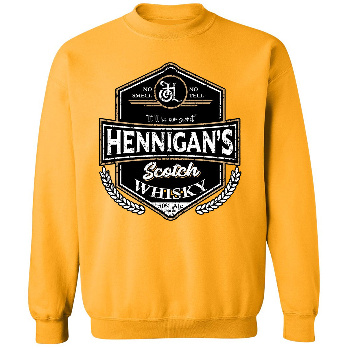 Classic Unisex Sweatshirt - 5D7UZU3R - Gold - 11