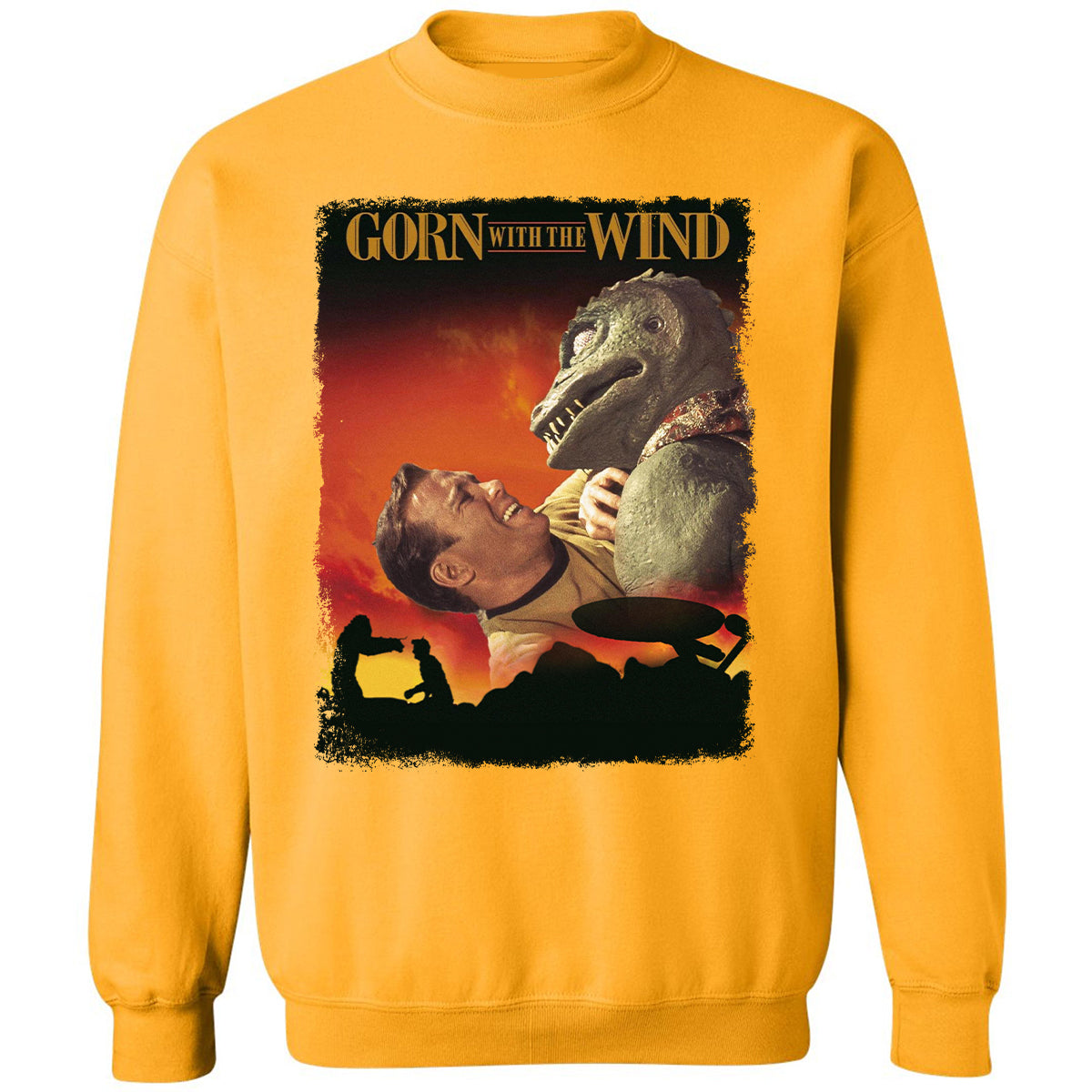 Classic Unisex Sweatshirt - CA3K9DXV - Gold - 11
