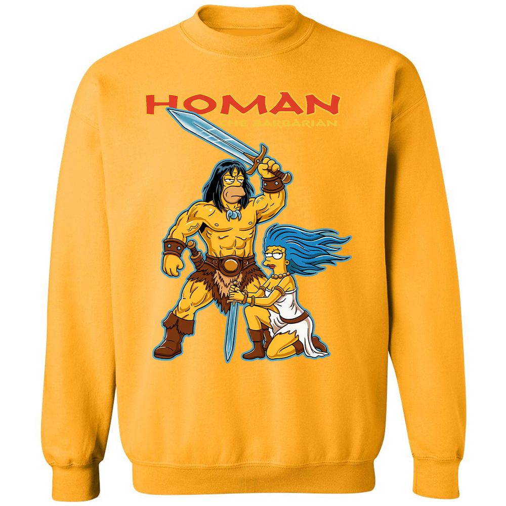 Classic Unisex Sweatshirt - 62KC3DBE - Gold - 11