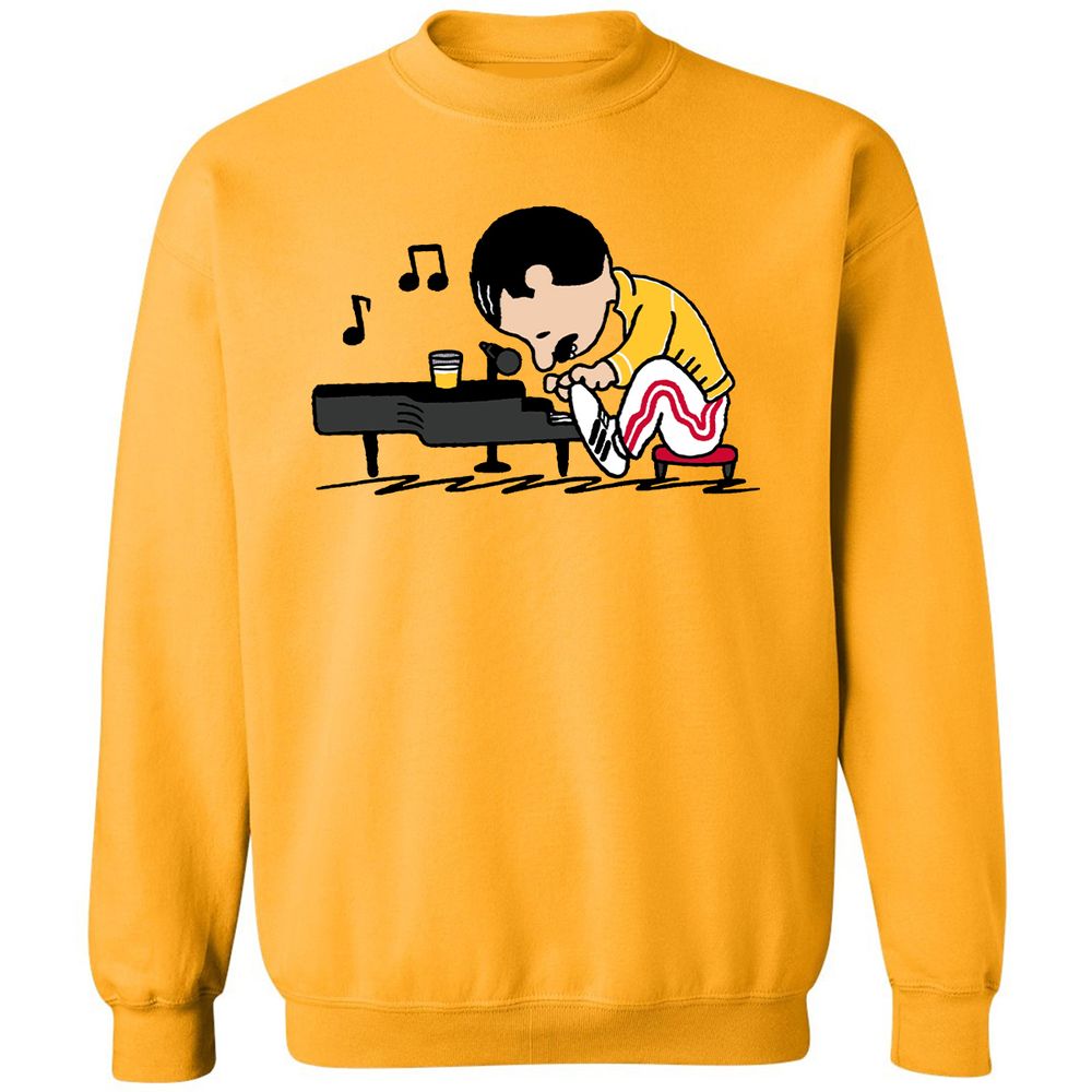 Classic Unisex Sweatshirt - PS4K6PGR - Gold - 11