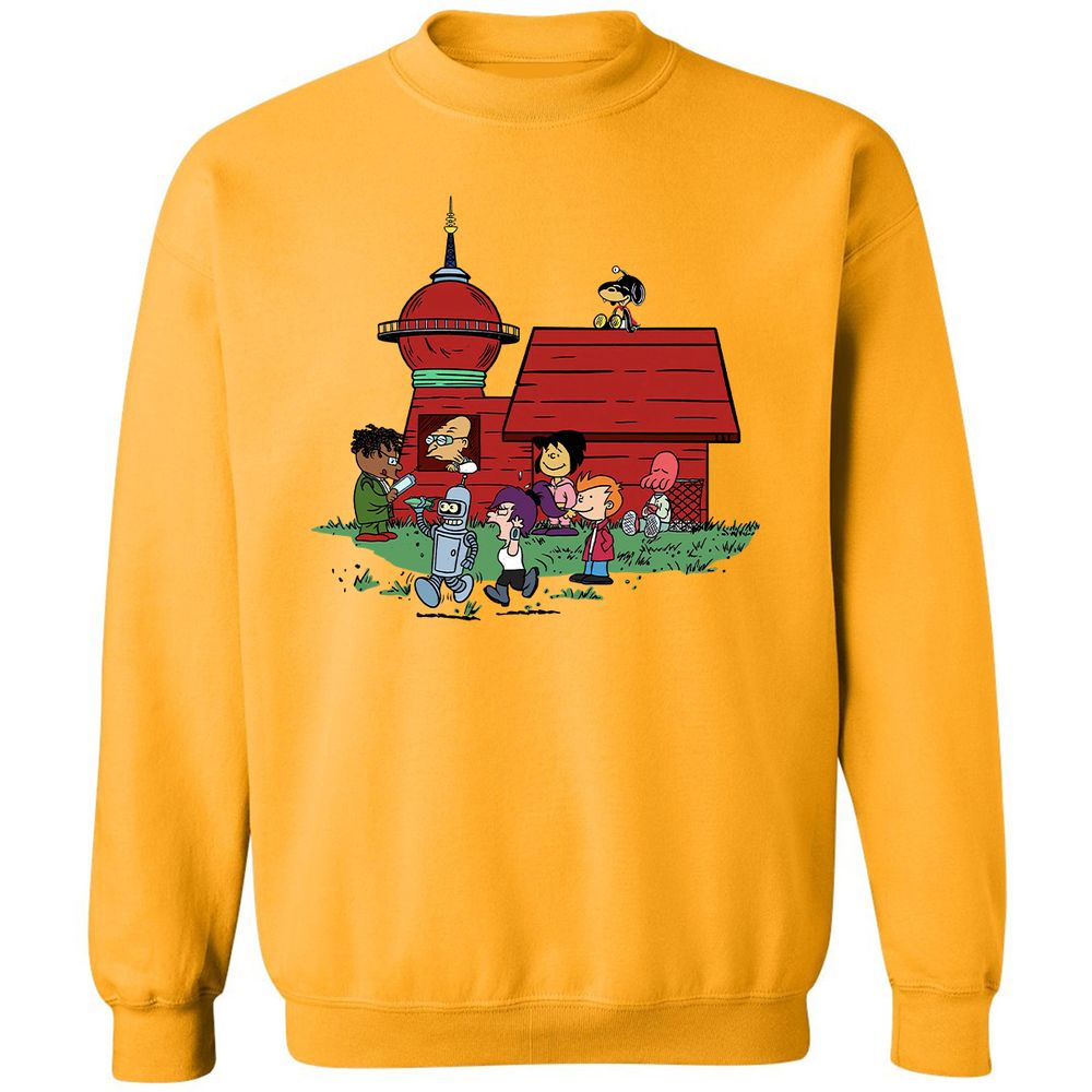 Classic Unisex Sweatshirt - 326V769T - Gold - 11