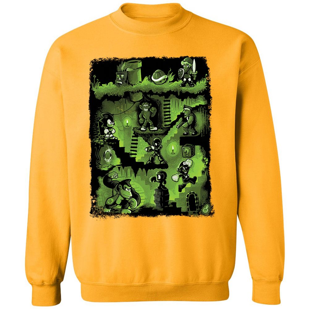 Classic Unisex Sweatshirt - B8ZJ797E - Gold - 11