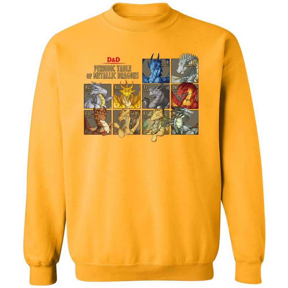 Classic Unisex Sweatshirt - 1VHHGBTT - Gold - 11