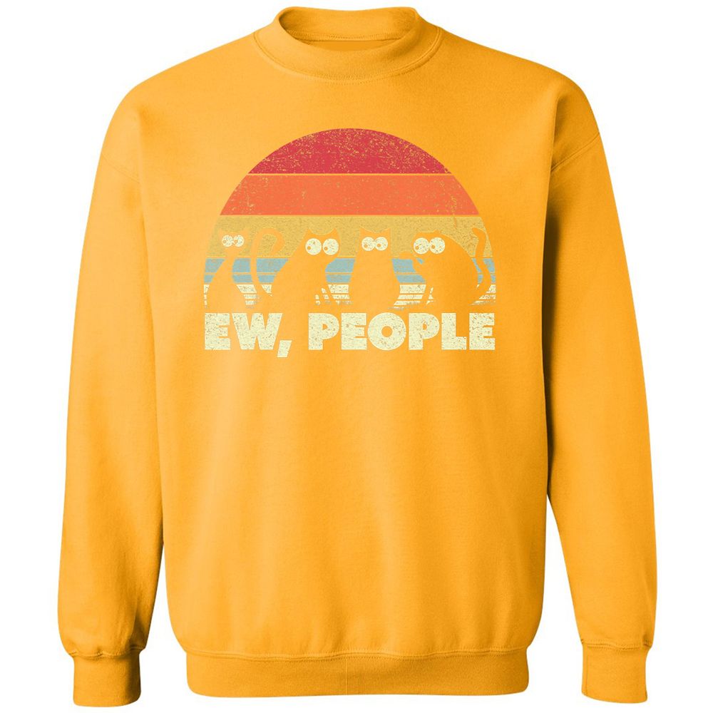 Classic Unisex Sweatshirt - SJK6YMES - Gold - 11