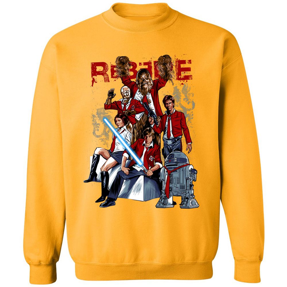 Classic Unisex Sweatshirt - YVY4UZBU - Gold - 11