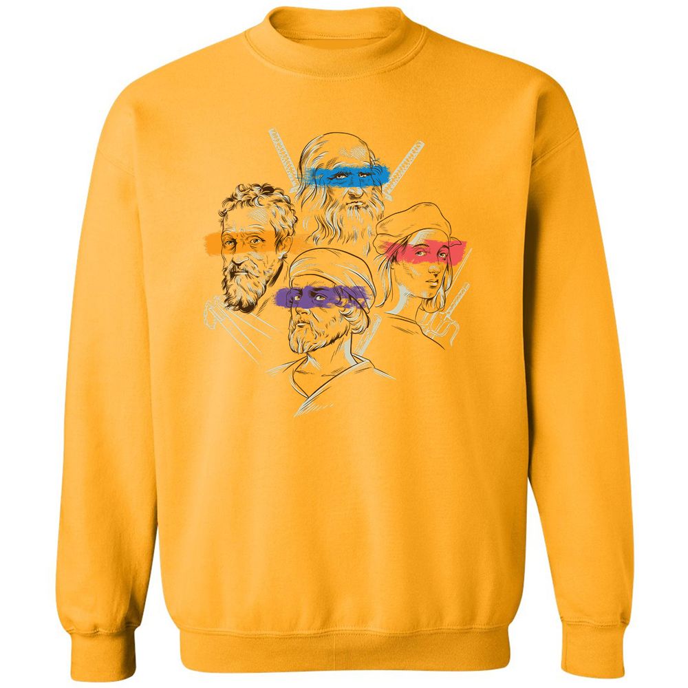 Classic Unisex Sweatshirt - DQ4ZM6NV - Gold - 11