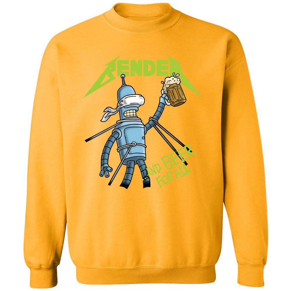 Classic Unisex Sweatshirt - W49JDXU9 - Gold - 11