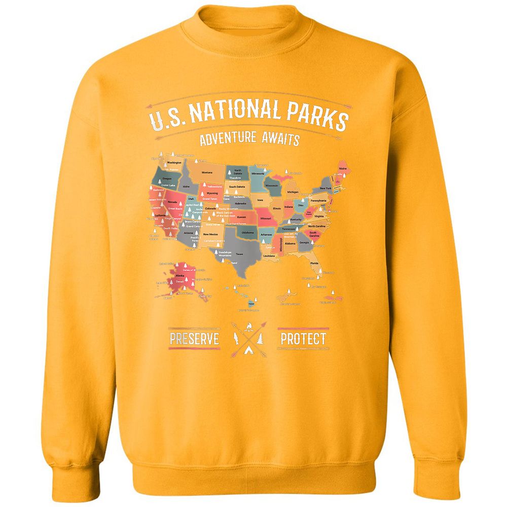 Classic Unisex Sweatshirt - 54R4BLGZ - Gold - 11