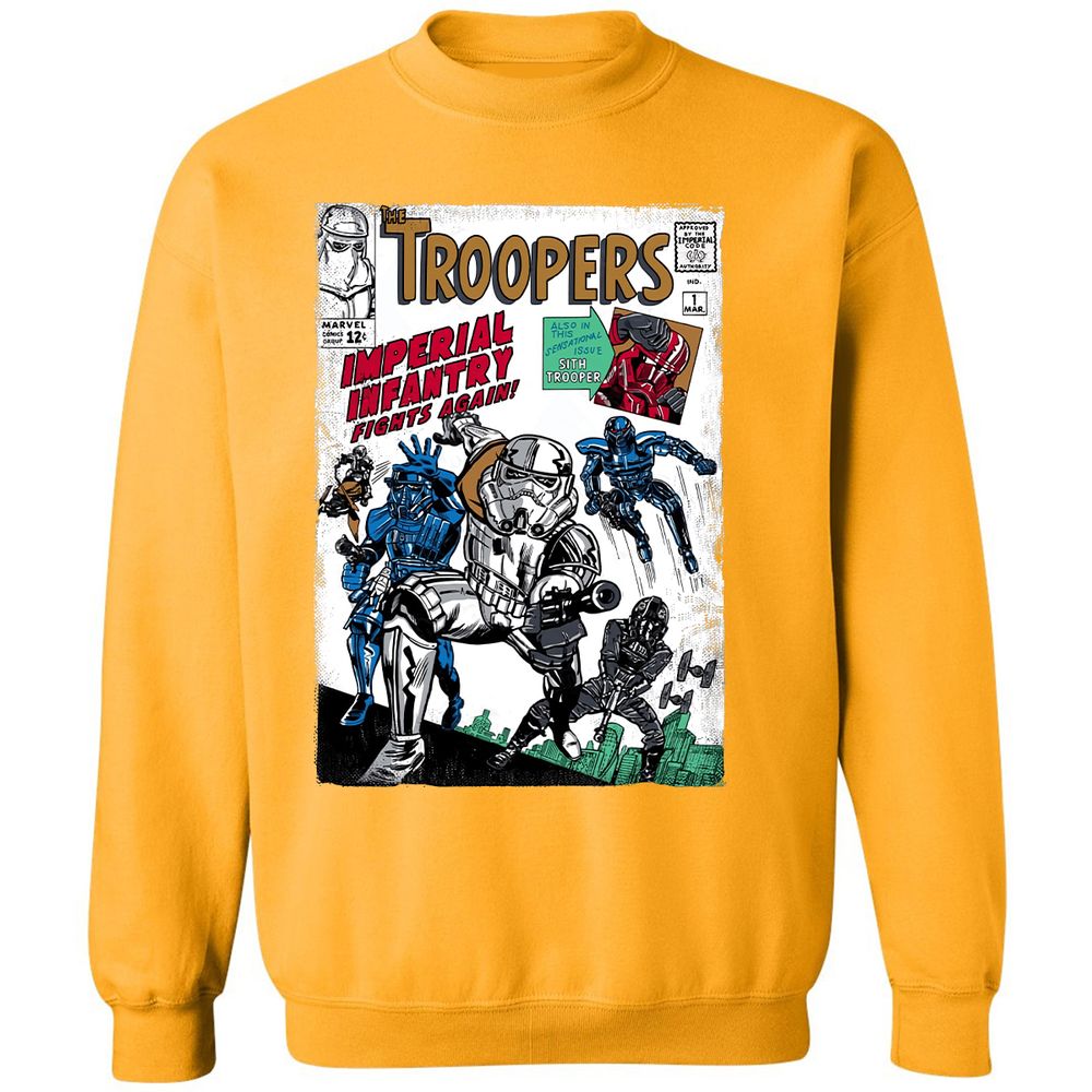 Classic Unisex Sweatshirt - SZ5CHWJ2 - Gold - 11