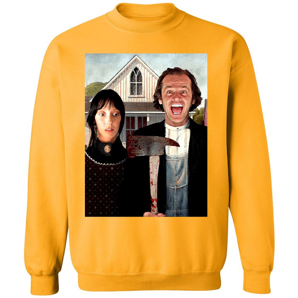 Classic Unisex Sweatshirt - BZVWX239 - Gold - 11