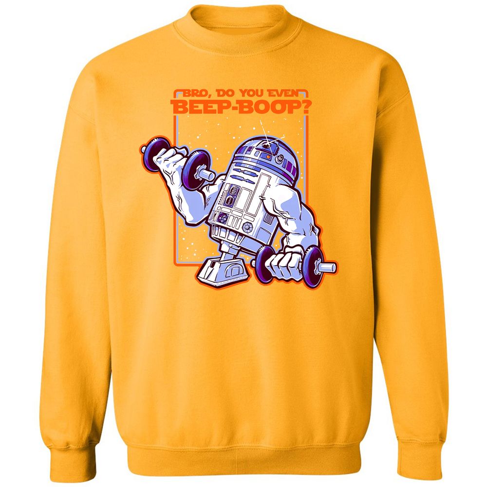 Classic Unisex Sweatshirt - C55MDFFB - Gold - 11