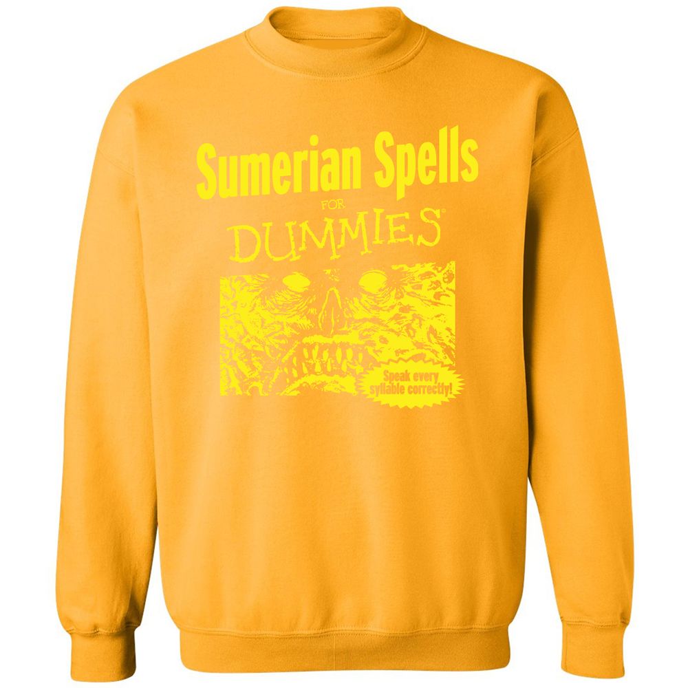 Classic Unisex Sweatshirt - KWU6BUHV - Gold - 11