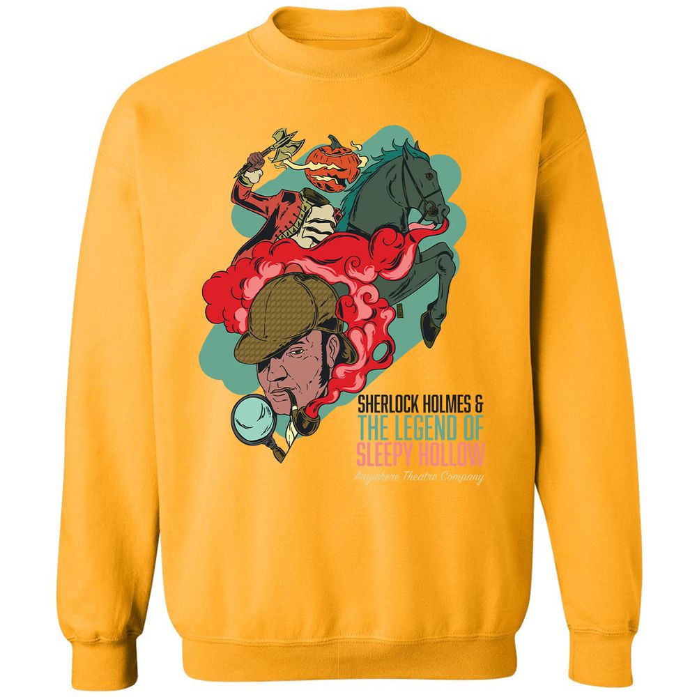 Classic Unisex Sweatshirt - YSH13GYW - Gold - 11