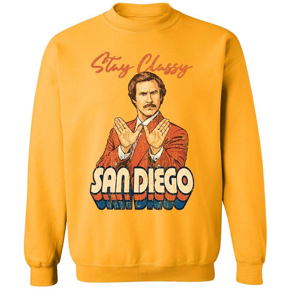 Classic Unisex Sweatshirt - RGX8N8GR - Gold - 11