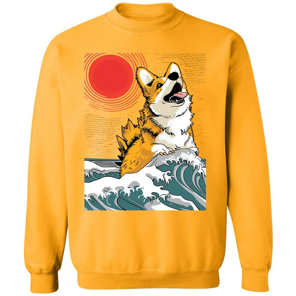 Classic Unisex Sweatshirt - 74J2NTVE - Gold - 11