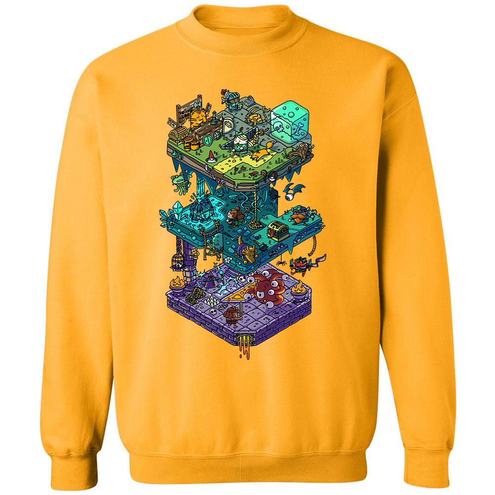 Classic Unisex Sweatshirt - YK5FSWK7 - Gold - 11