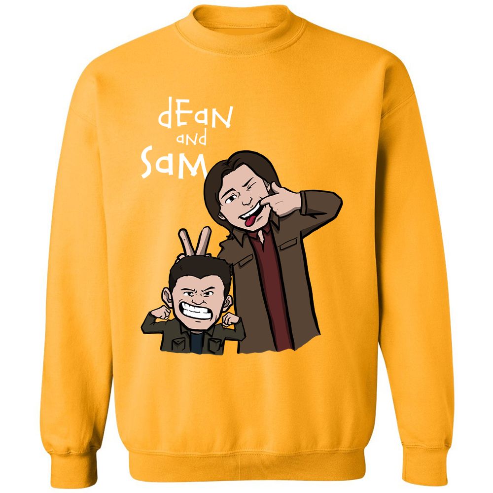 Classic Unisex Sweatshirt - XVZX96BA - Gold - 11
