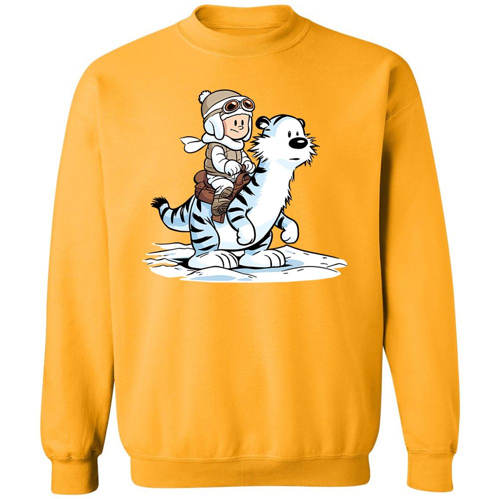 Classic Unisex Sweatshirt - 5SF9JW7U - Gold - 11