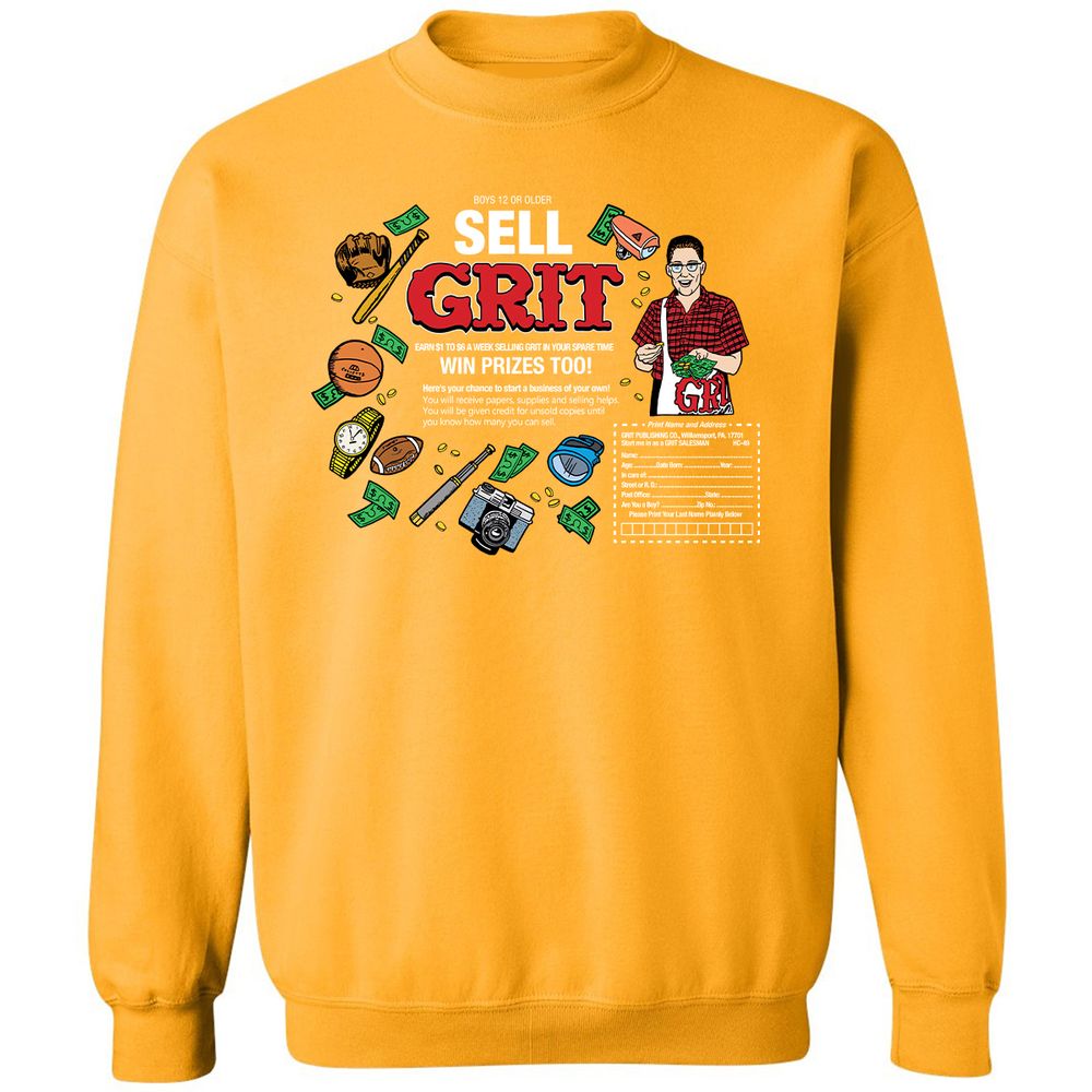 Classic Unisex Sweatshirt - 18ZCA36X - Gold - 11
