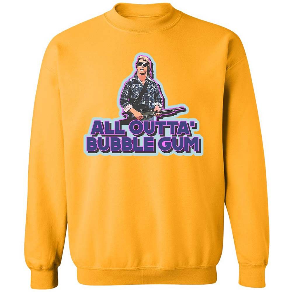 Classic Unisex Sweatshirt - C7J4CZW9 - Gold - 11