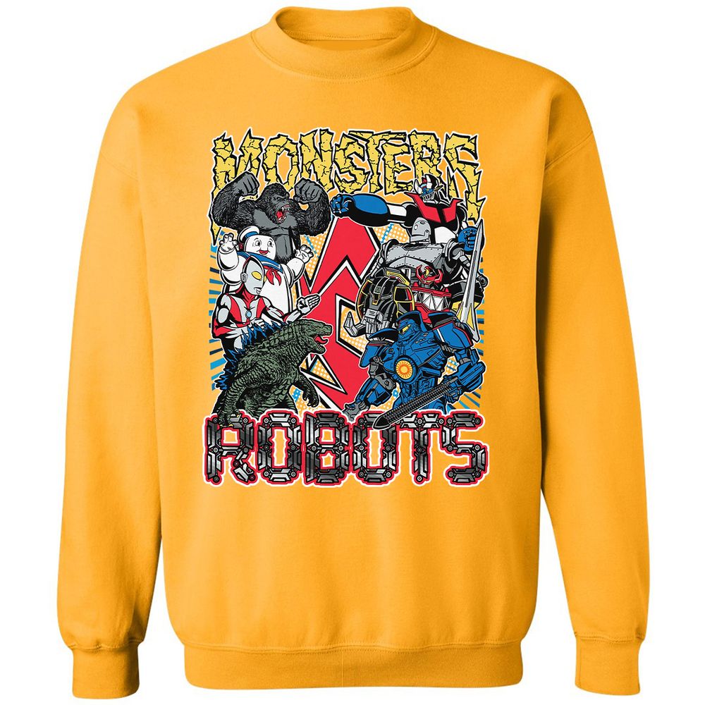 Classic Unisex Sweatshirt - SZ3S5JJQ - Gold - 11