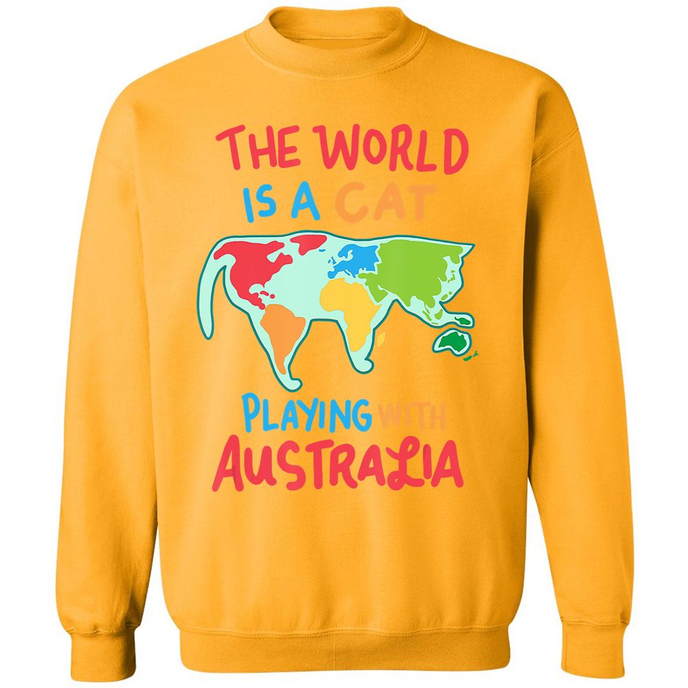 Classic Unisex Sweatshirt - Y32LEPNZ - Gold - 11