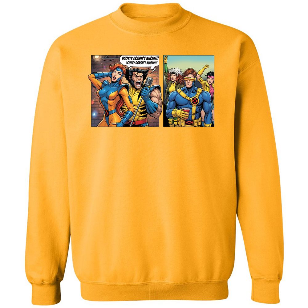 Classic Unisex Sweatshirt - T7GFHYMX - Gold - 11