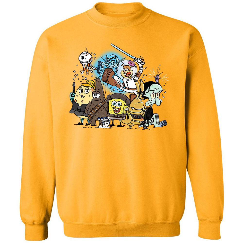 Classic Unisex Sweatshirt - CQZGT8DM - Gold - 11