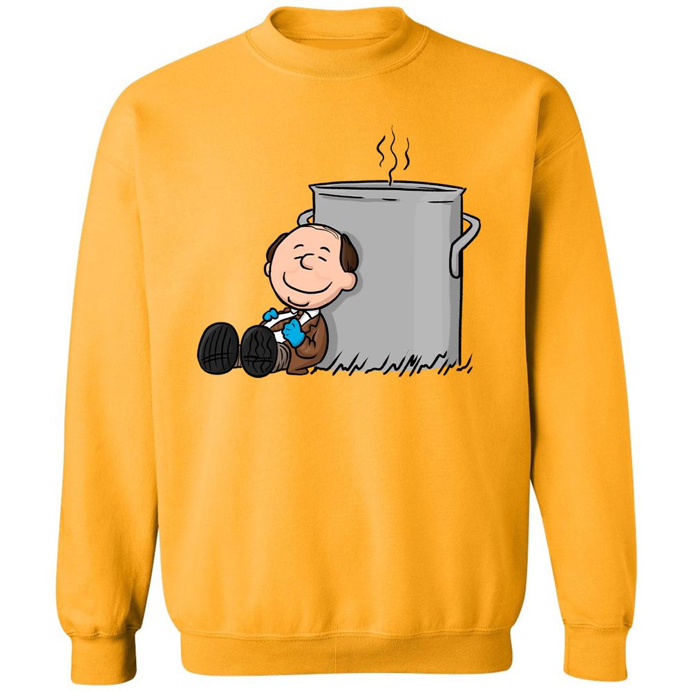 Classic Unisex Sweatshirt - L85GHEB7 - Gold - 11