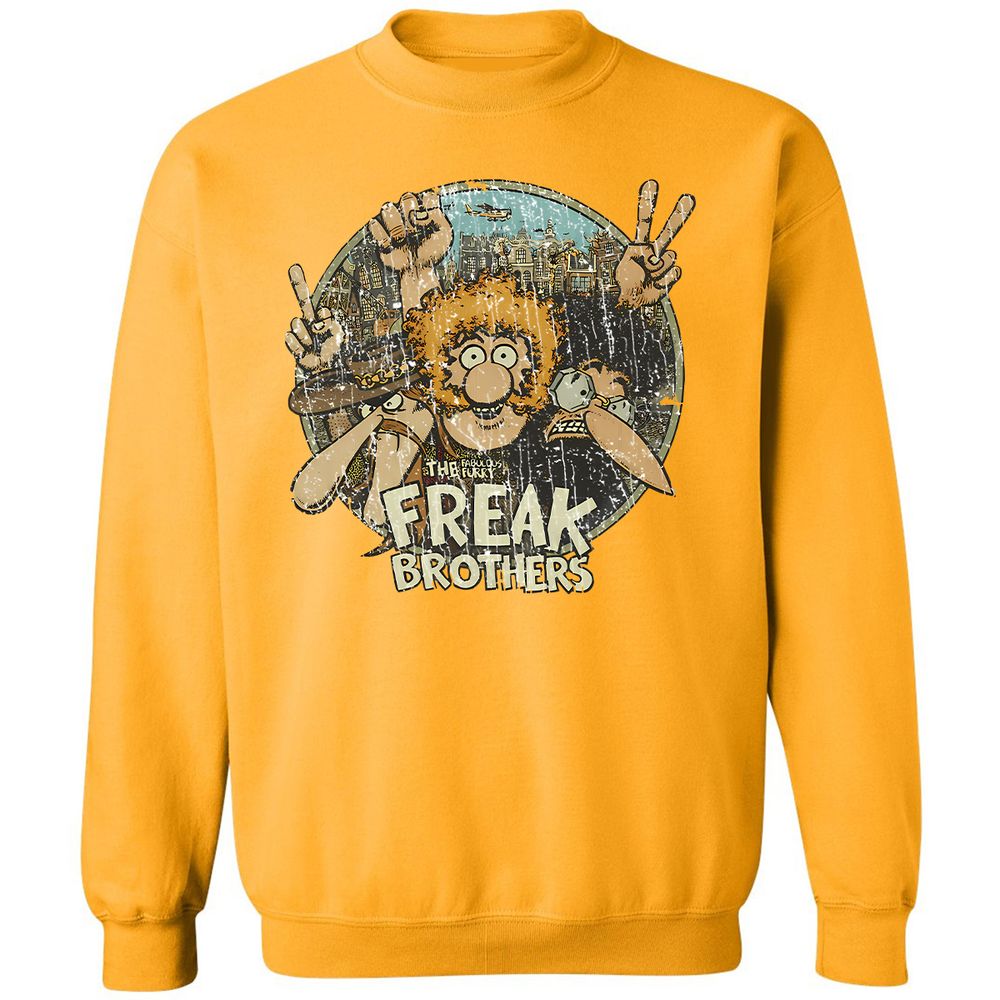 Classic Unisex Sweatshirt - 7EE4JZZ4 - Gold - 11
