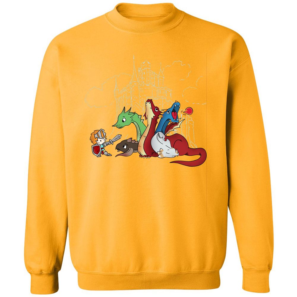 Classic Unisex Sweatshirt - 3F21793Z - Gold - 11