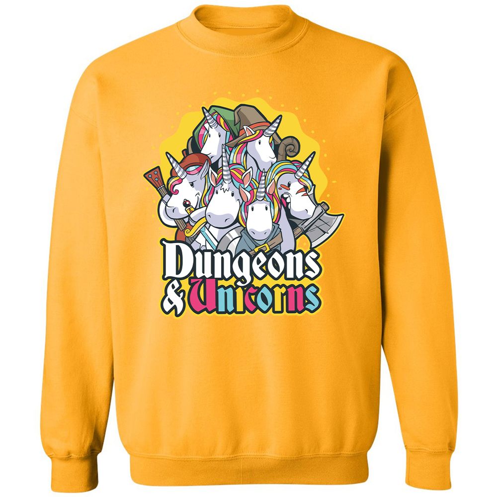 Classic Unisex Sweatshirt - 4EW6R3S6 - Gold - 11