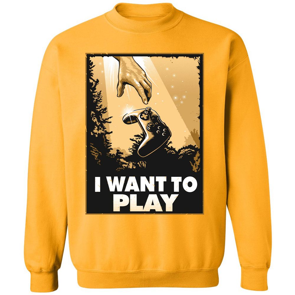 Classic Unisex Sweatshirt - W58TL4SJ - Gold - 11